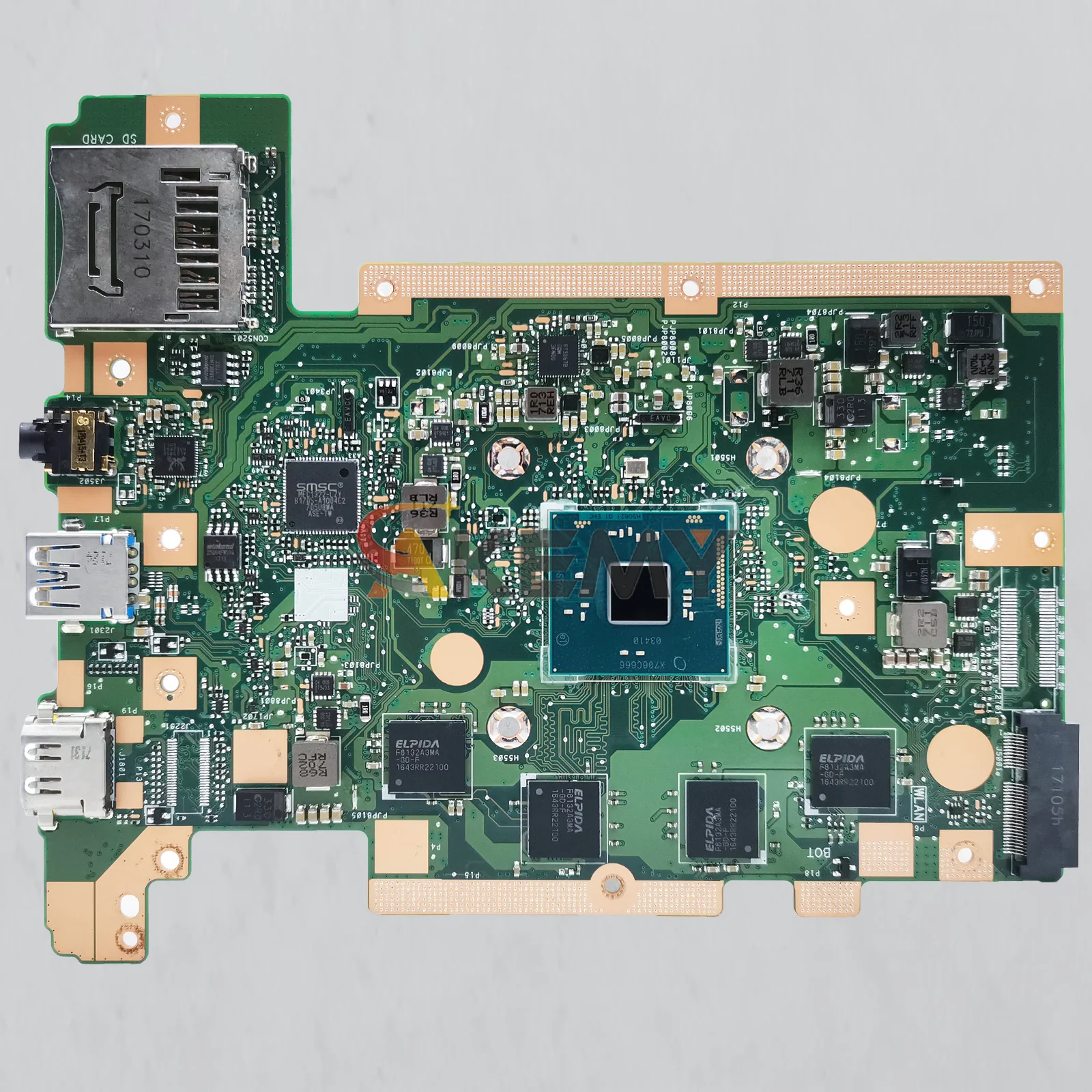 C202SA Laptop Motherboard For ASUS Chromebook C202SA C202S Notebook Mainboard With  Celeron CPU 100% tests OK  fast shipping stk