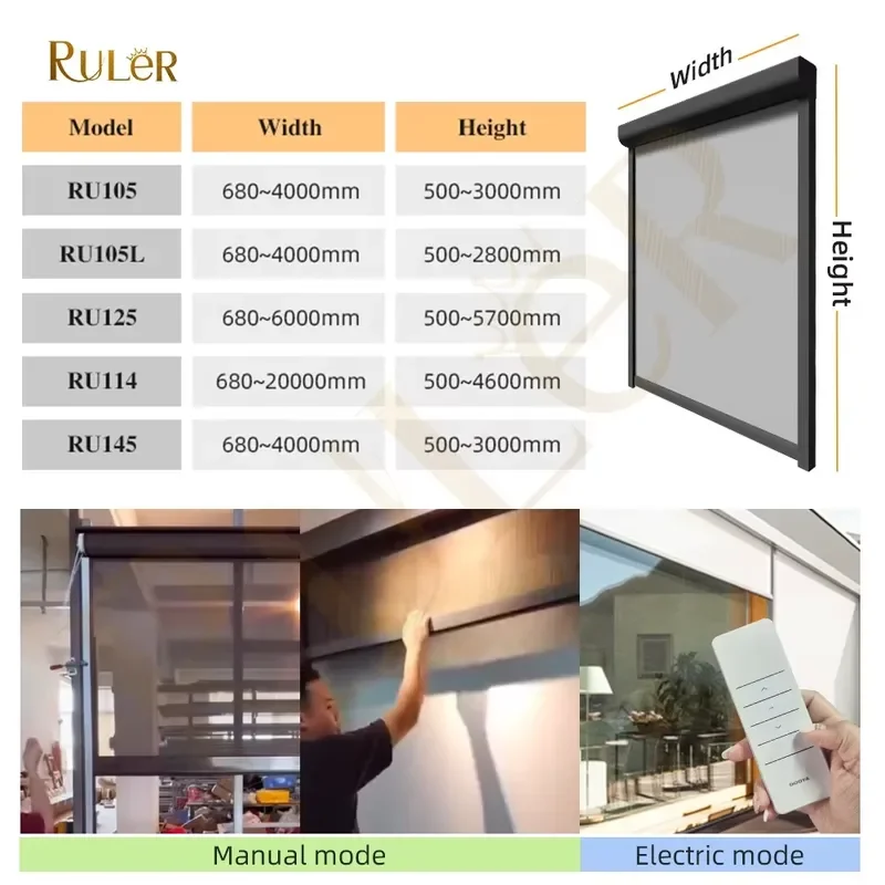 Hotel Building Outdoor Shading Customised Large Size 20M Windproof Electric Zip Rail Roller Blinds