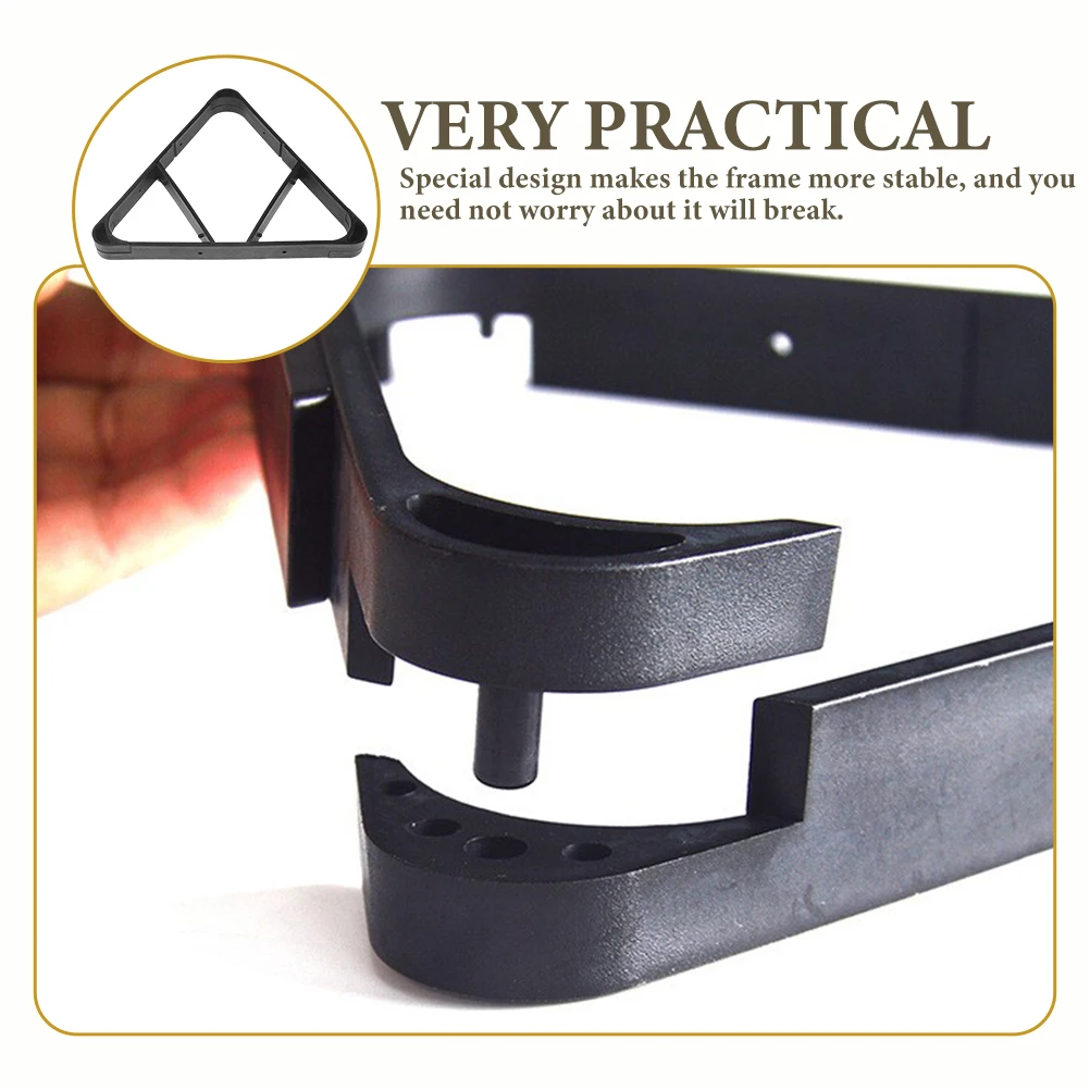 

Plastic Billiard Tripod Stable Triangle Rack Pool Table Accessory Billiard Ball Holder Organizer Pool Rack Billiards Accessories