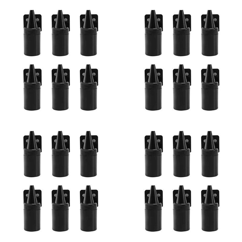 

24 шт. оповещение оленях для транспортных средств, избегает столкновений оленя, предупреждение о оленях, черное ультразвуковое предупреждение о дикой природы