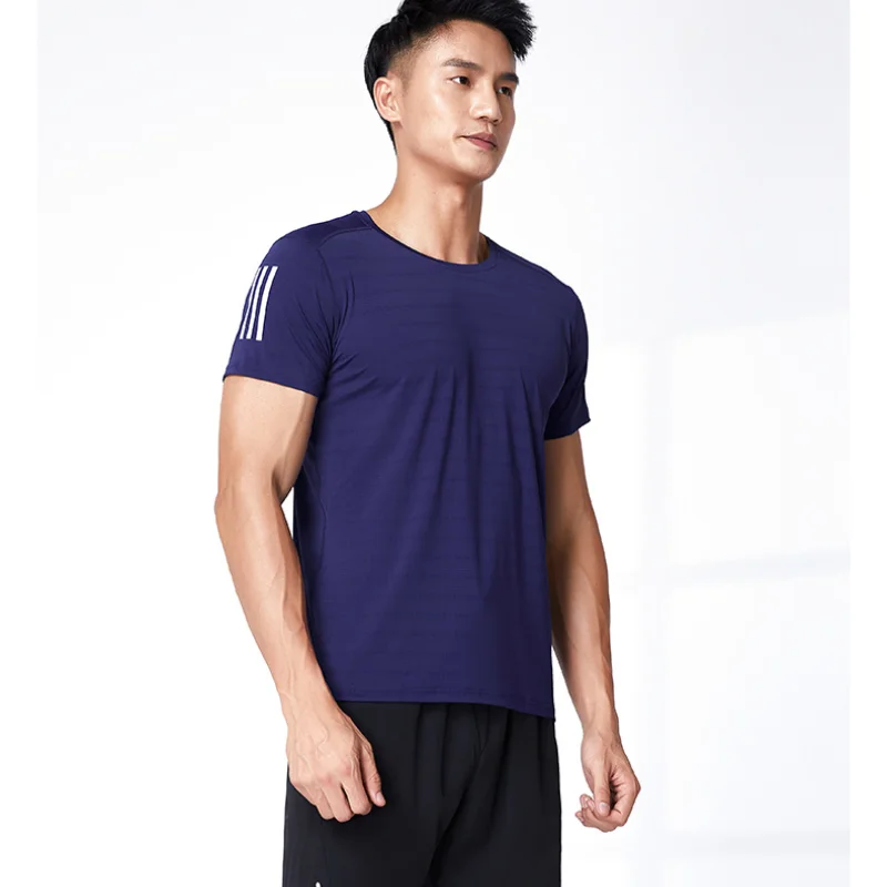 

Outdoor T-shirt Men's Summer Breathable Quick-drying Clothing Fitness Sports Mountaineering Crew Neck Sports Short Sleeve