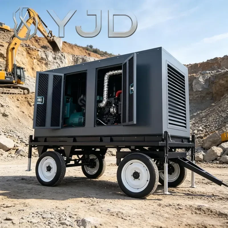 Diesel Generator Set 20kw 30kw 50kw 75kw 100kw 120kw 160kw 200kw Water Cooled Industrial Backup Power Genset CE ISO Certified