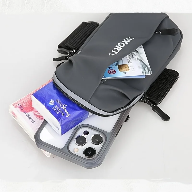 กระเป๋าใส่แขนโทรศัพท์สําหรับวิ่ง กระเป๋าสะพายไหล่เดี่ยว กระเป๋าสะพายข้าง อุปกรณ์กีฬาฟิตเนส กระเป๋าใส่โทรศัพท์สําหรับเดินทาง