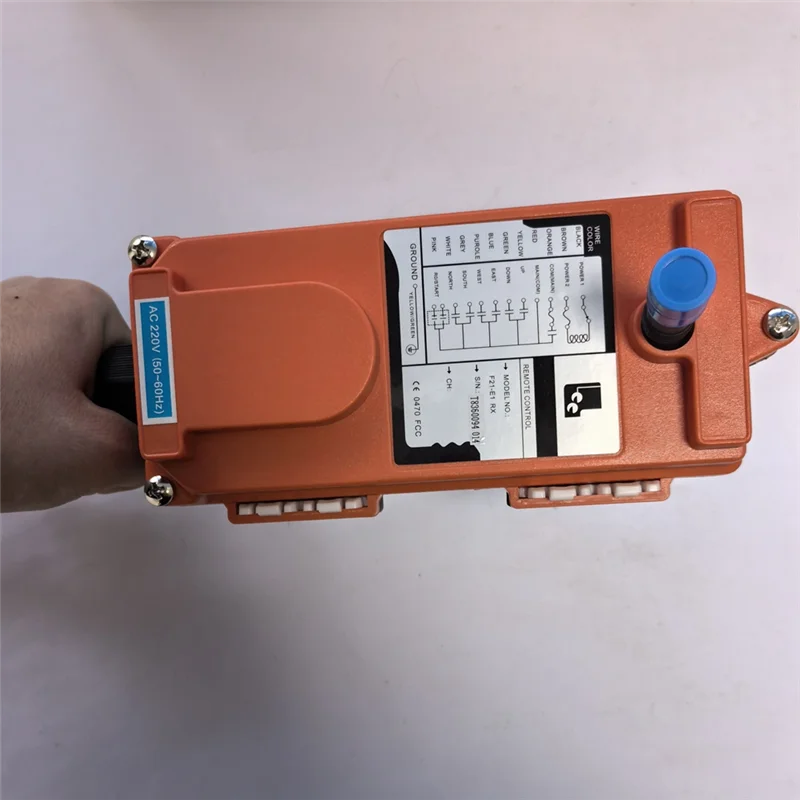 ABZW F21-E1 AC220V Industrial Wireless Radio Crane Remote Control Switches Hoist Overhead Bridge Crane Lift Control