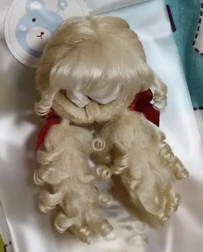 

Hair For Doll 1/8 1/6 1/4 BJD Doll Hair Bangs OB11 Wig Free Shipping