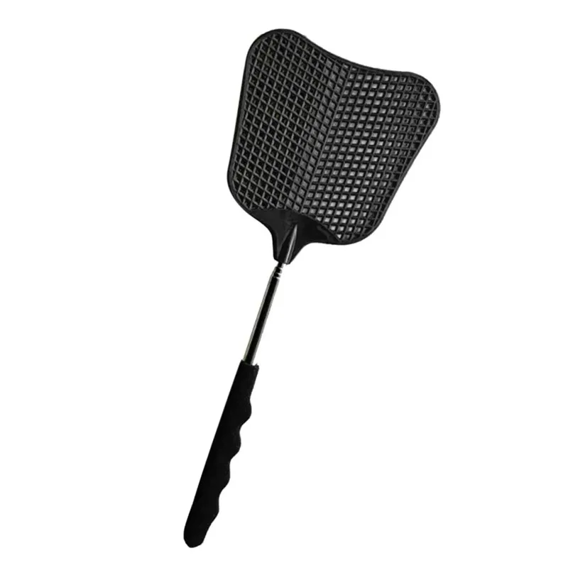 Telescopic Fly Swatters Durable Plastic Heavy Duty Flyswatter With Stainless Mosquito Repellent Tool Home Accessories Tools