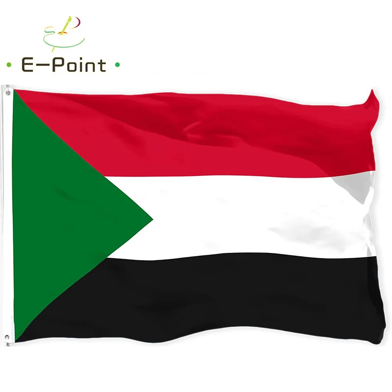 Sudan National Country Flag 2ft*3ft (60*90cm) 3ft*5ft (90*150cm) Size Christmas Decorations for Home Flag Banner