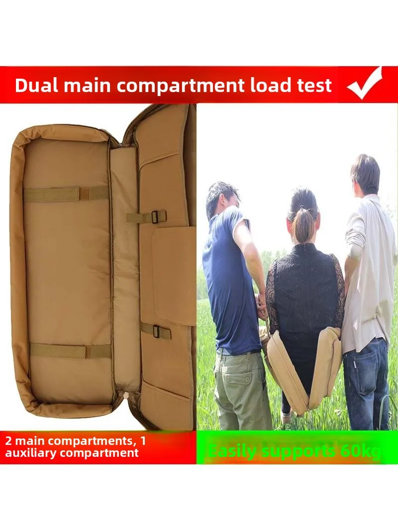 New Multi-Functional Double-Layer Thickened Waterproof Egg Cotton Tactical Bag CS Equipment Model Shoulder Bag for Outdoor Ca...