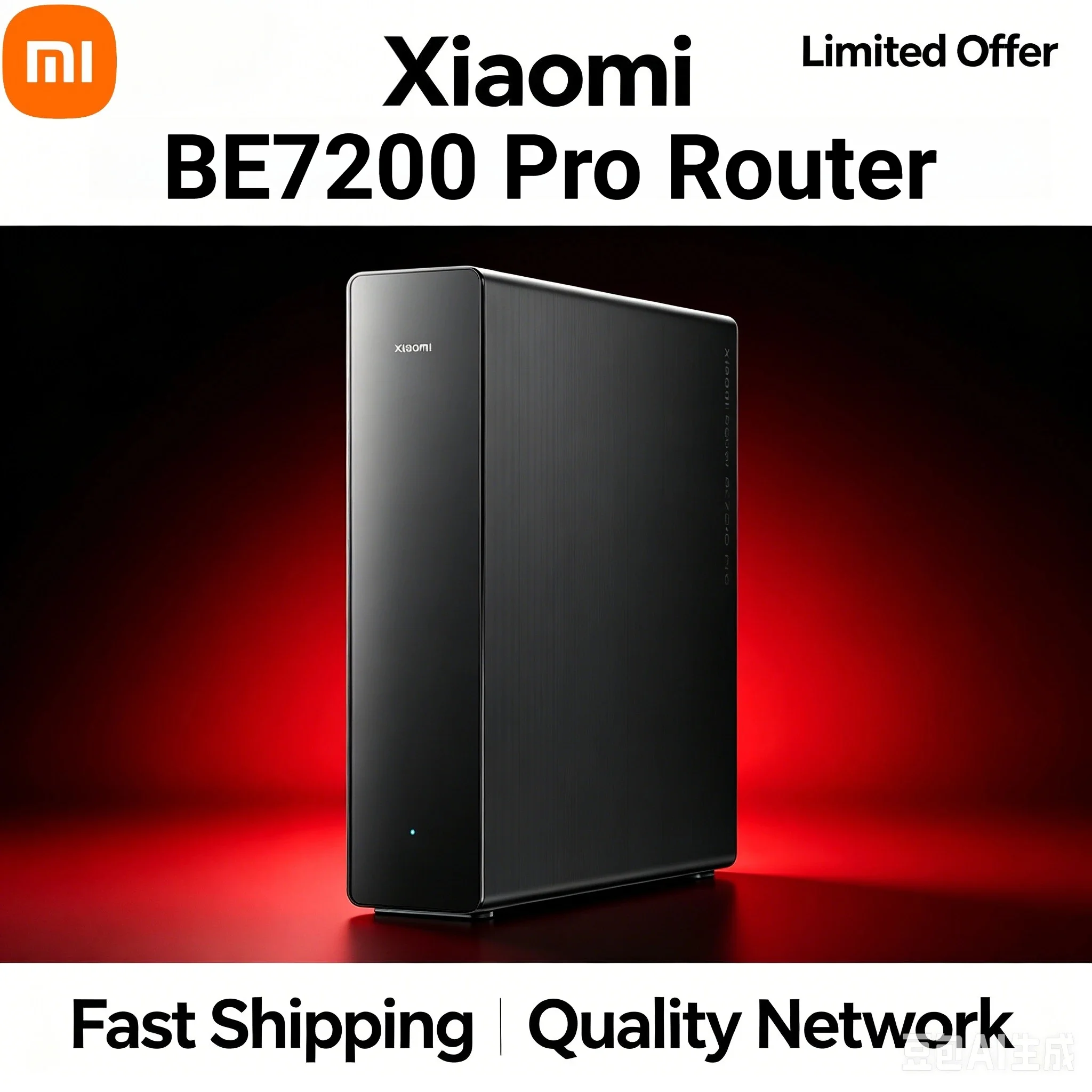 Xiaomi BE7200 Pro WiFi 7 Wireless Router Dual Band Mesh Networking MLO High Speed Stable WiFi Router for Home Office Network
