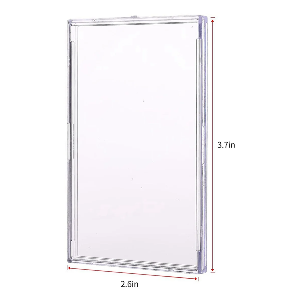 Imagem -06 - Protetor de Cartão de Plástico Rígido Clear Cards Sleeves Top Loaders Brick Display Stand 20 Cartões