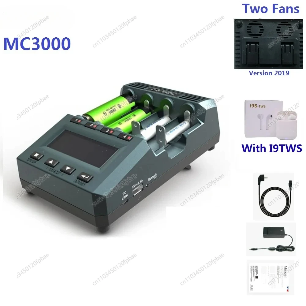 Chargeur de batterie universel MC3000 intelligent à 4 emplacements avec écran LCD pour iPhone / par téléphone pour Mutilcopter Fpv Rc Drone