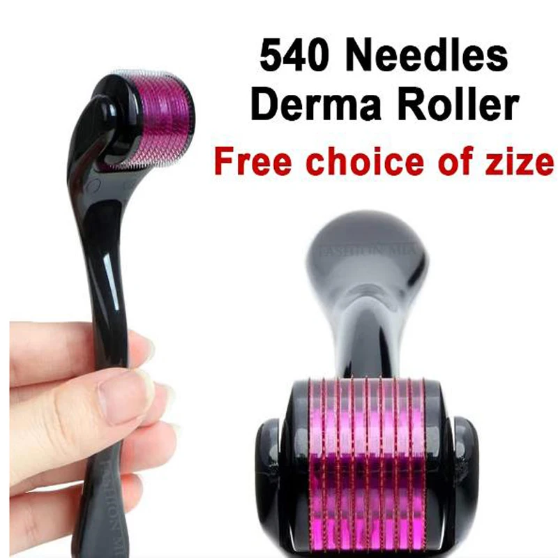 

540 Needles for Facial Body Hair Growth Derma Roller for Skin Beard 0.2mm 0.25mm 0.3mm Needle Micro Face Roll Tool