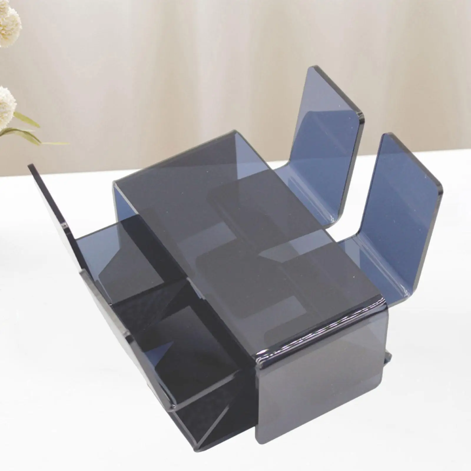 1/12 Puppenhaus-Tisch- und Stuhl-Set, Puppenhaus-Esszimmer-Set, Miniatur-Puppenhaus-Dekorationszubehör für Mädchen im Alter von 4 bis 7 Jahren