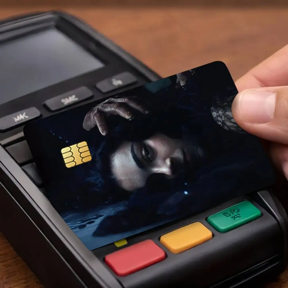 Singer C-Charli XCX Credit Card Stickers Skin For Bank Debit Decorative Protection Scratch-resistant Gift 4PCS