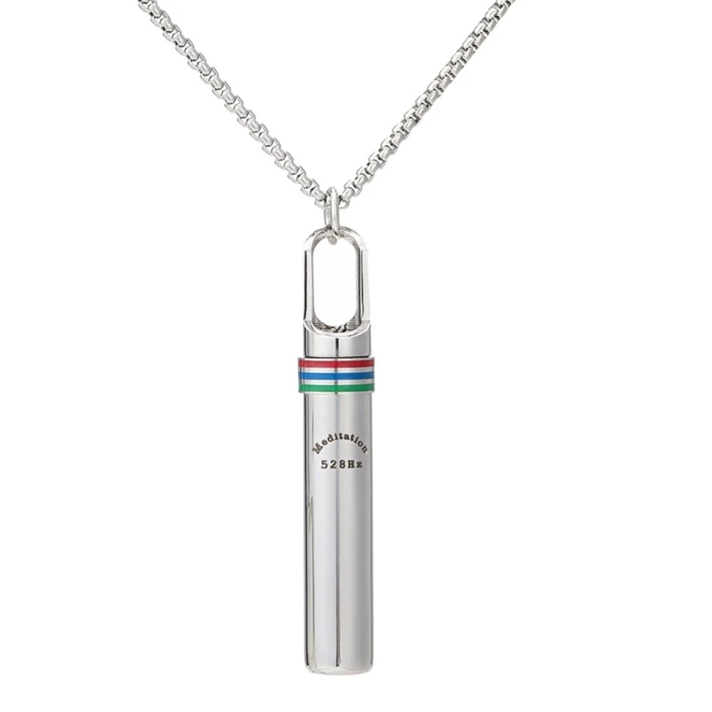 Adjustable Length 528Hz Sound Emitting Necklace for Calming and Concentration