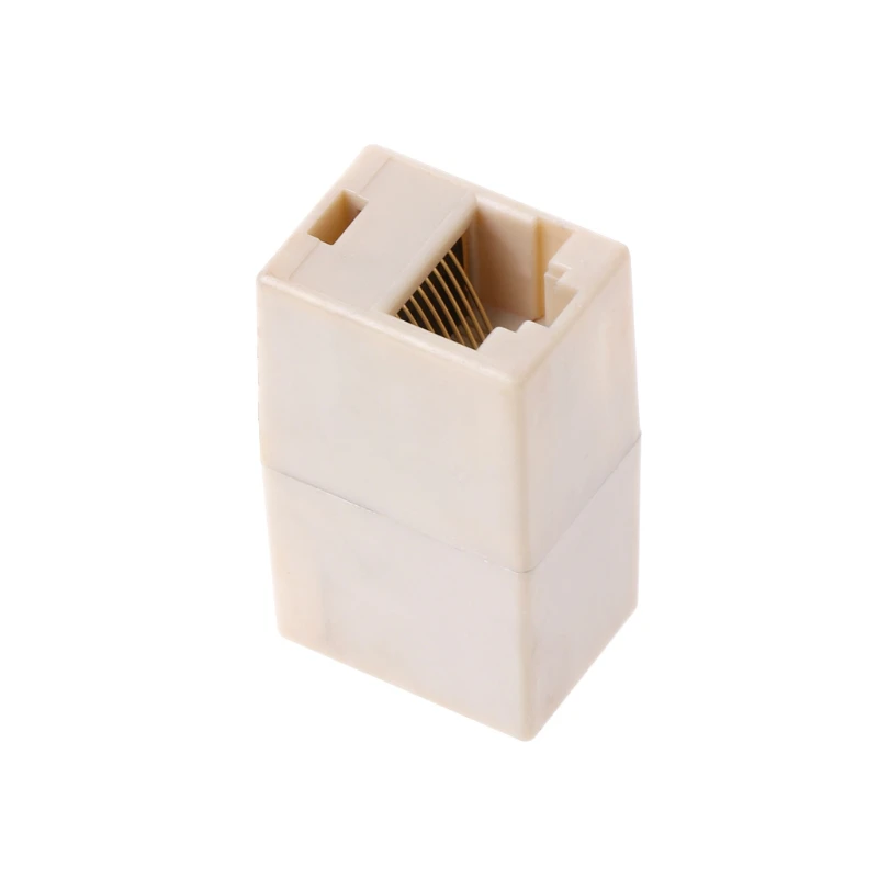 High Quality  Ethernet Dual Straight for Head Lan Cable Joiner Coupler RJ45 Extender  Cable Connector Adap