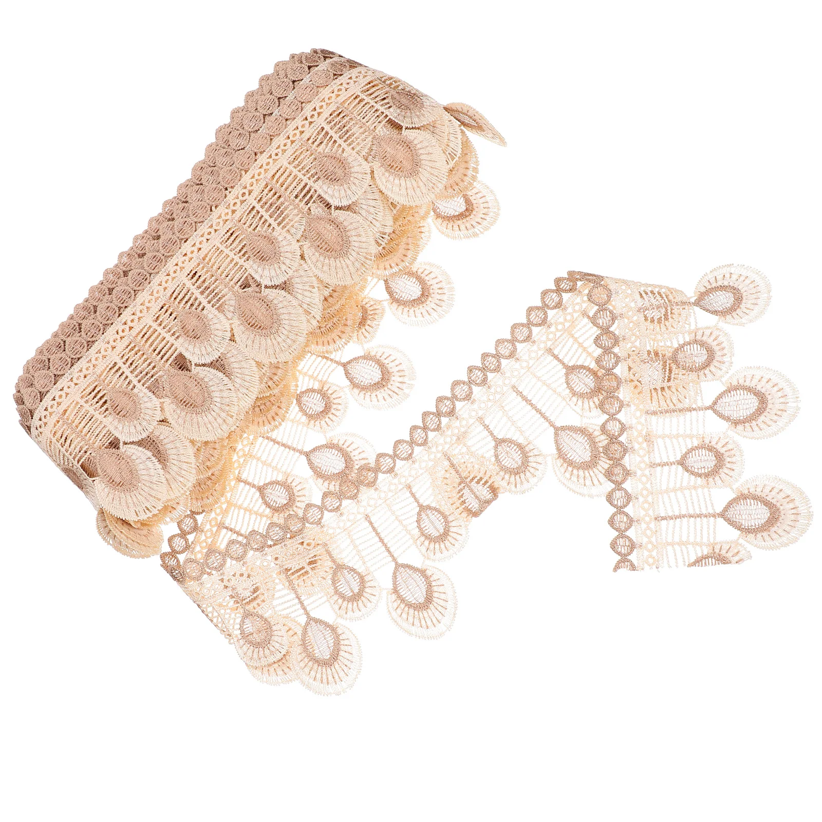 1 Roll Polyester Silk Curtain Trim Ribbon Diy Edging Decorative Border For Curtains Valance Roller Shades Home Decorative Edges