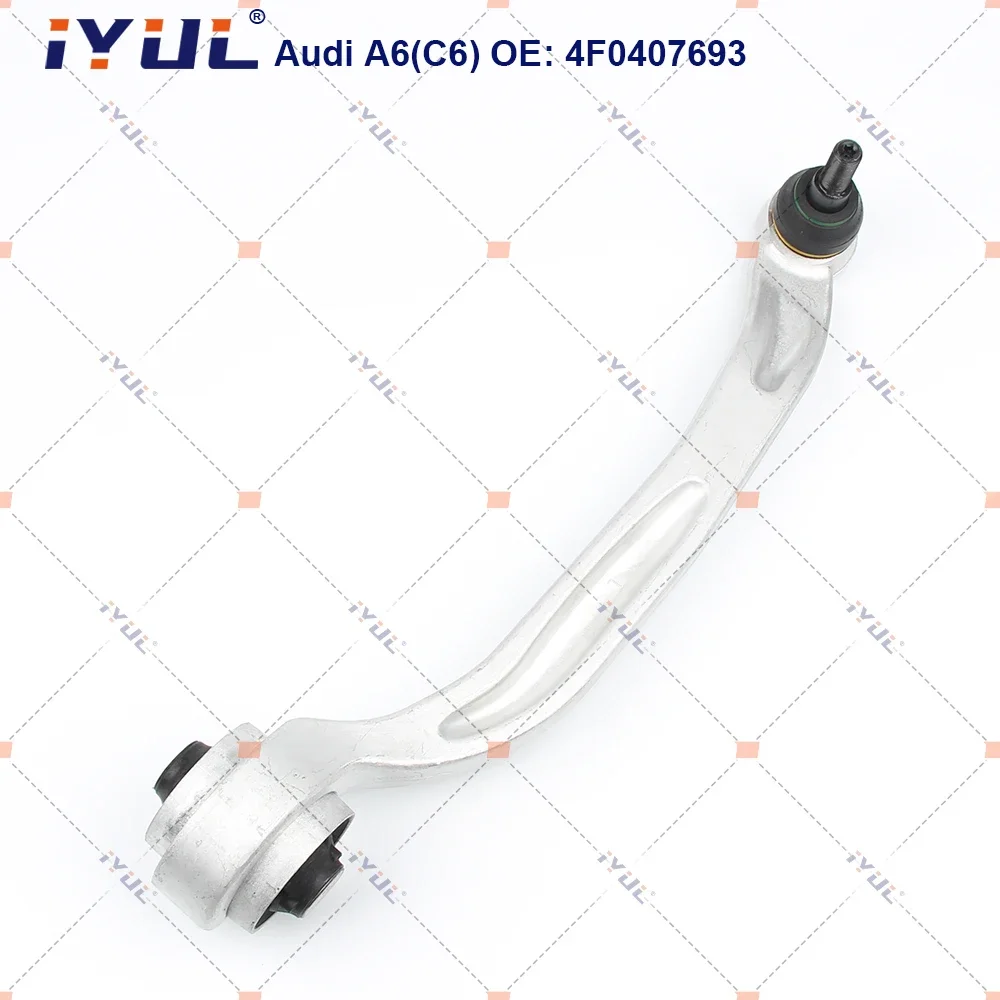 IYUL A Pair Front Lower Suspension Control Arm Curve For Audi A6 4F2 4FH 4F5 A6L C6 4F0407693 4F0407694