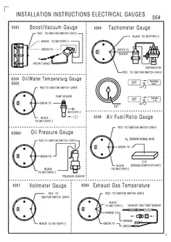 Dynoracing 2吋(52毫米)7色LED雙顯示器增壓表、水溫表、油溫表、油壓表、電壓表、空燃比表、排氣溫度表、轉速表、汽車儀表 10 最佳銷售 52毫米軌距 - №10