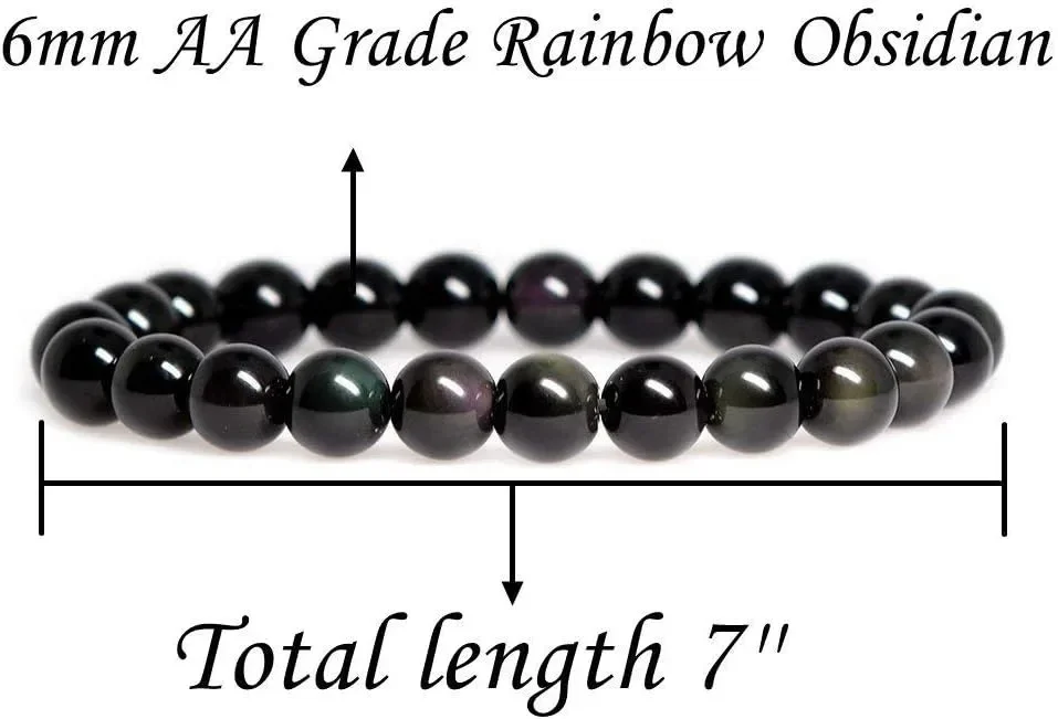 {الطاقة والحماية} سوار التورمالين المصنوع يدويًا من الأحجار الكريمة الطبيعية سوار مرن من حجر الكريستال والخرز مجوهرات هدايا للنساء