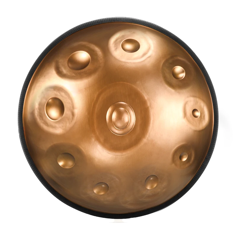 9 10 Tone Handpan Professional Nitride Upgrade Tongue Drum Hluru Percussion D Minor with Drum Bag and Stand Musical Instrument