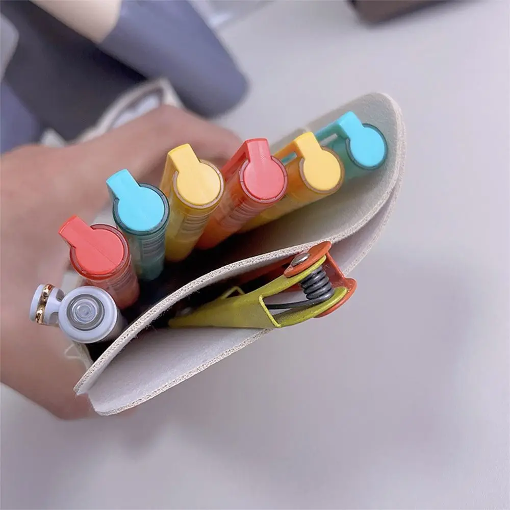 

Hospital Supplies Double-Layer Pen Bag Leather Large Capacity Pencil Case Leak-Proof Pen Pouch Pen Holder Pocket Protector