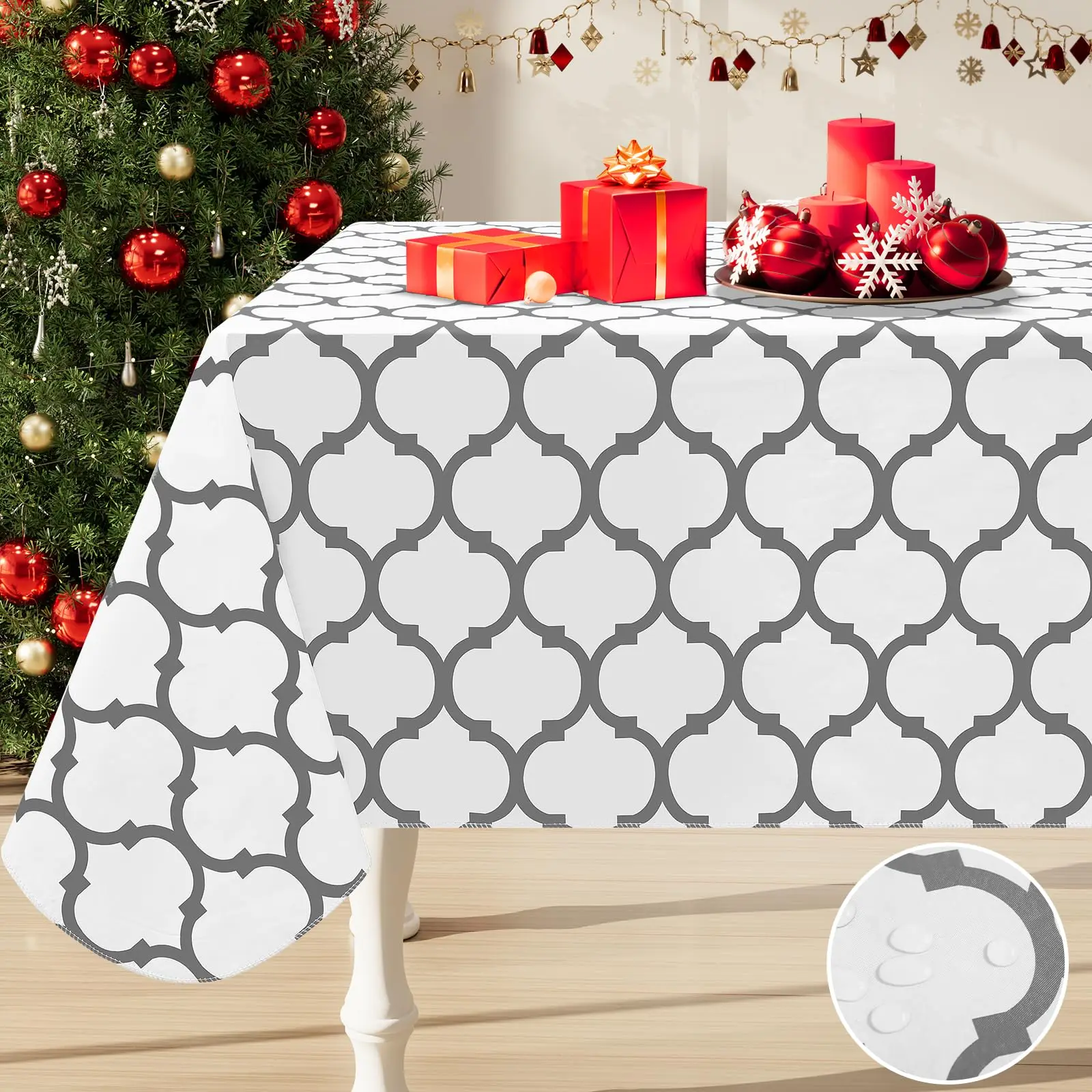 

Прямоугольная скатерть Kitinjoy, водонепроницаемая виниловая скатерть для ресторана, протираемая, водонепроницаемая, пластиковая скатерть для столовой, кемпинга