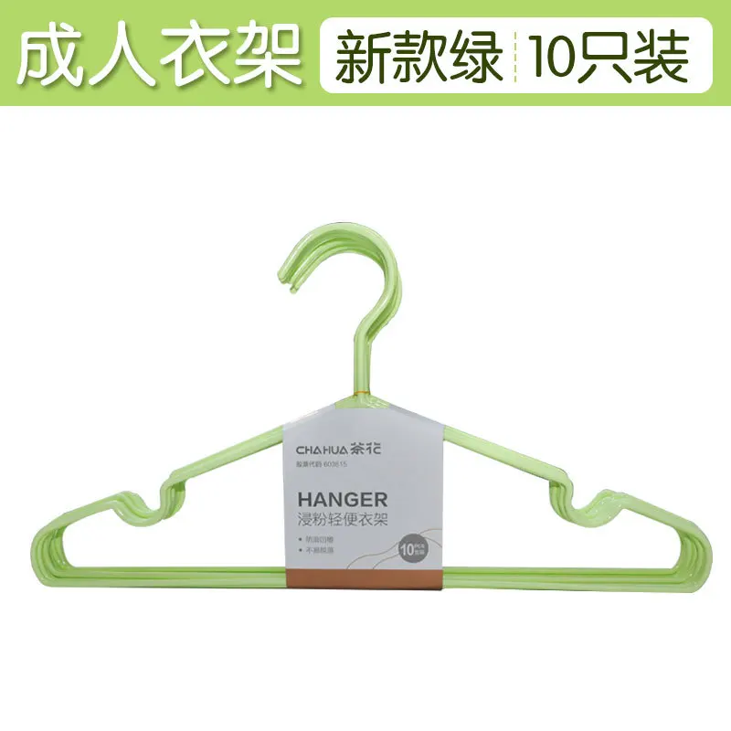 10 Stuks Chahua Naadloze Kleerhanger Van Hoge Kwaliteit Duurzaamheid Plastic Hangers Jas Broek Kast Hanger Rekken Huishoudelijke Producten