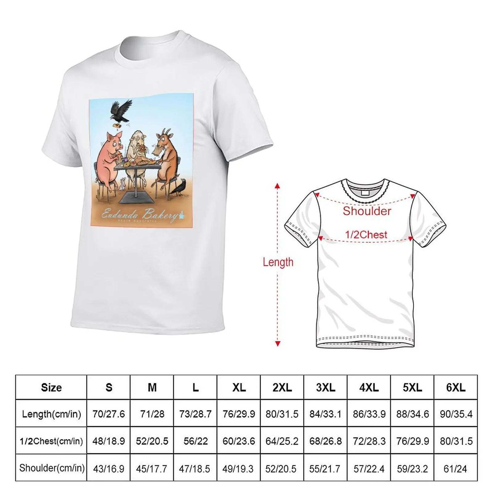تي شيرت رجل وجود تي شيرت جرافيك تي شيرت رجالي في مصمم تي قميص الغداء مخبز الحيوانات ل