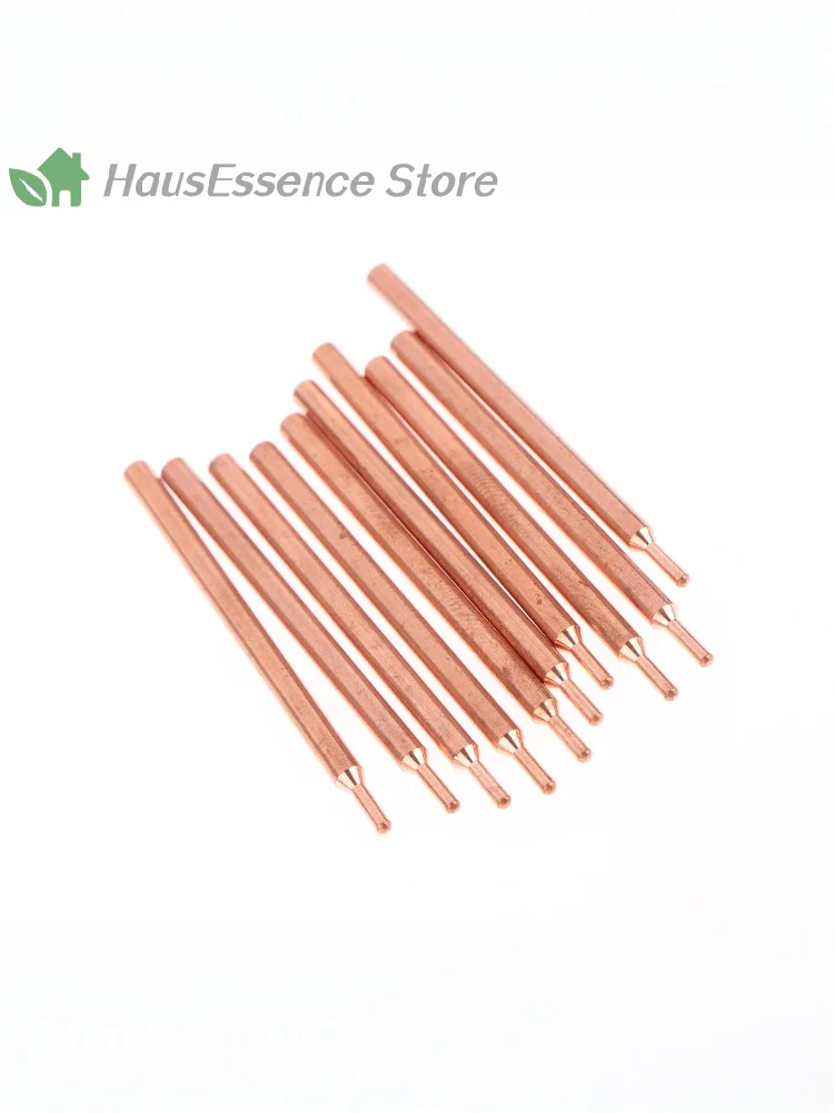 ※2/5/10Pcs 3MM Purple Copper Oxide Electrode Head 18650 Power Battery Double Head Spot Welding Needle High Quality