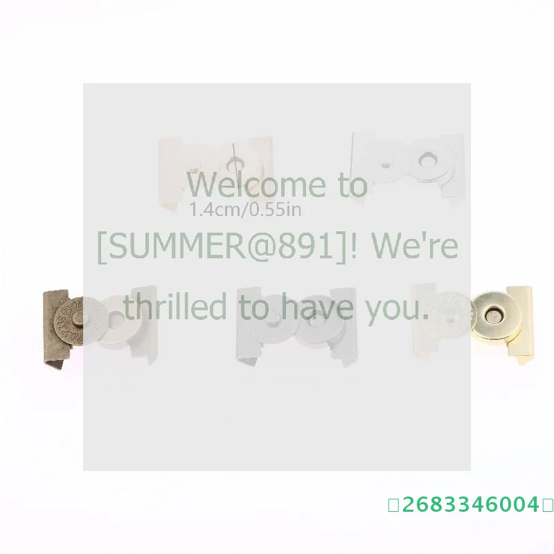 صناعة المحافظ اليدوية: 6 قطع من أبازيم مغناطيسية غير خياطة لمشاريع DIY [CC88]