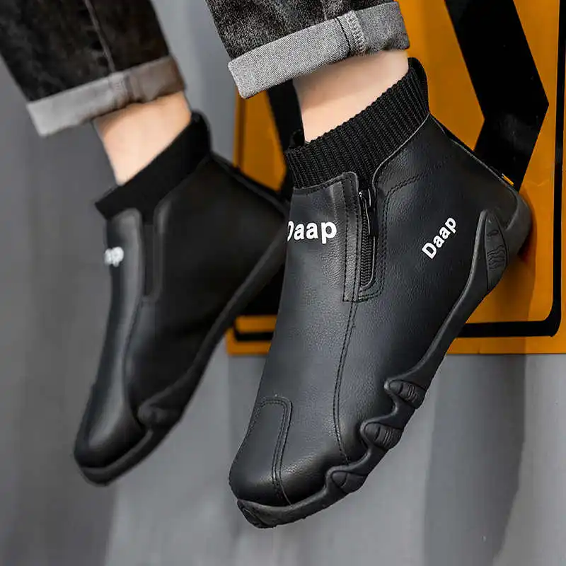 Fur Soft Minimalist Shoes Brand Boots Hightops Sneakers Men Sport Trainners Sho Shoos Releases Style Footwears Shose