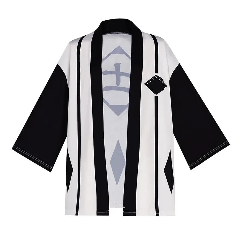 Мужской аниме Bleach Gotei 13 Division Captain Cloak, костюм для косплея, накидка lf [5