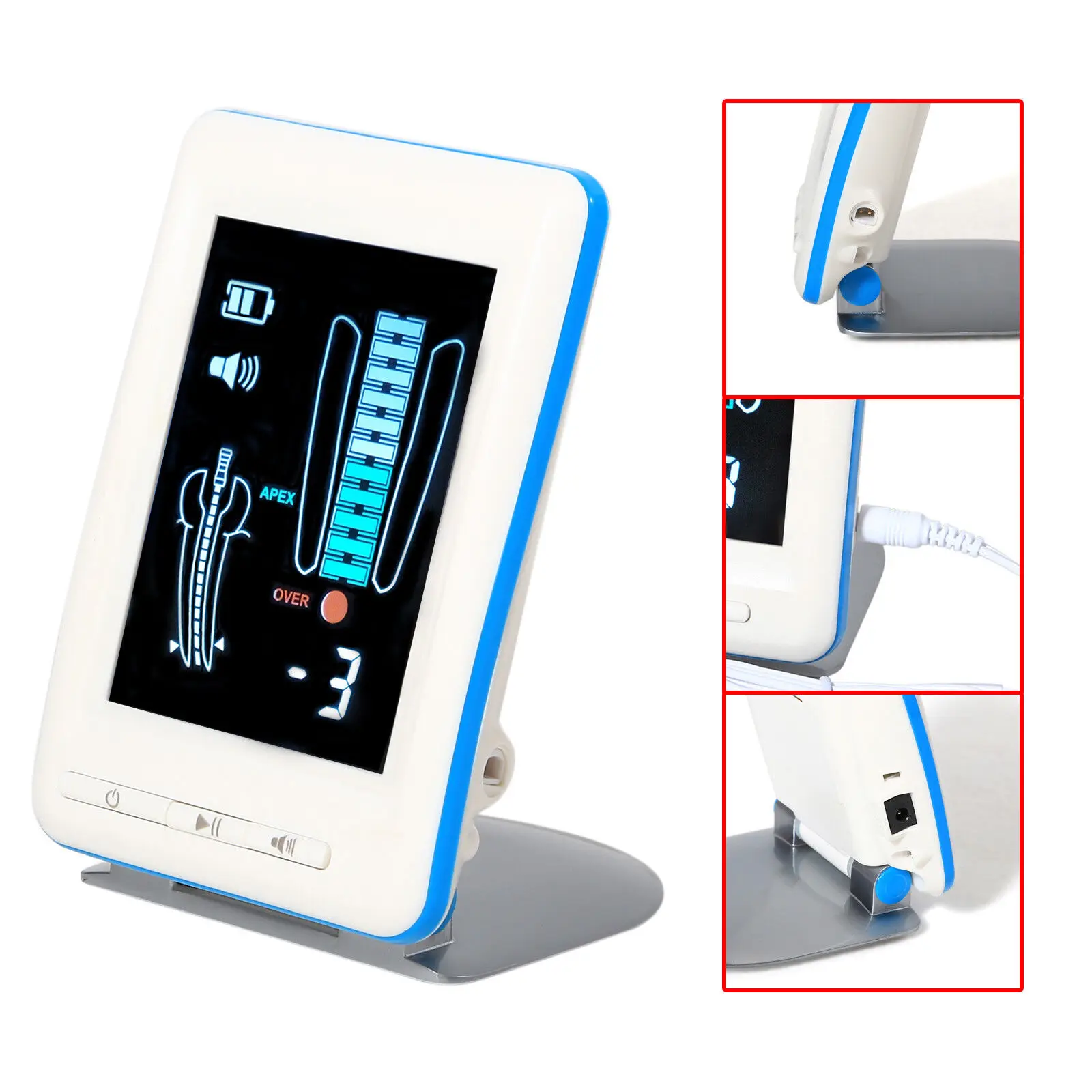 Dental Endodontic Root Canal Meter Finder Apex Locator LCD Screen Fit DTE Woodpex III