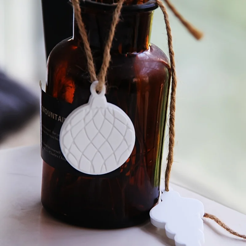 1 DIY-Weihnachtsstern- und Schneeflocken-Silikonform für bemalte hängende Ornamente – Muschel- und Seestern-Gips-Diffusorstein – Detail 9