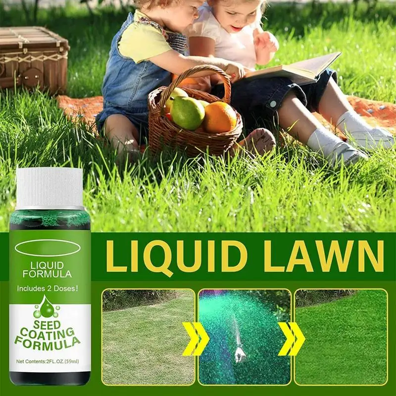 

Hippie Green Grass Lawn Spray Liquid Seeding Lawn Greening Spray Cowboy Green Grass Spray Grass Dry Spot Repair Spray For Garden