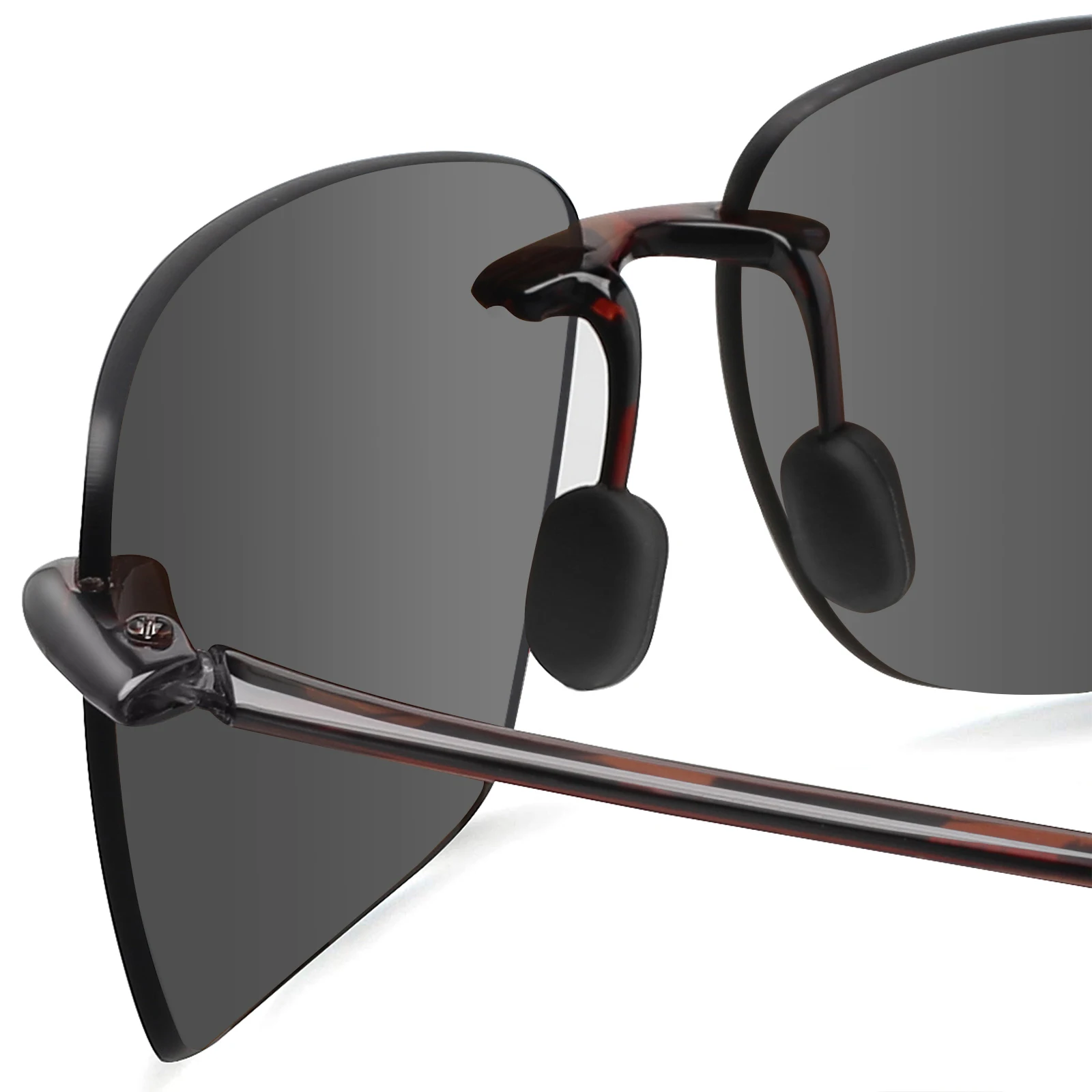 JULI Polarisierte Klassische Sportsonnenbrille für Männer & Frauen Tr90 Rahmenlos für Laufen Angeln Golf Autofahren Gafas De Sol Hombre MJ8 – Detail 35