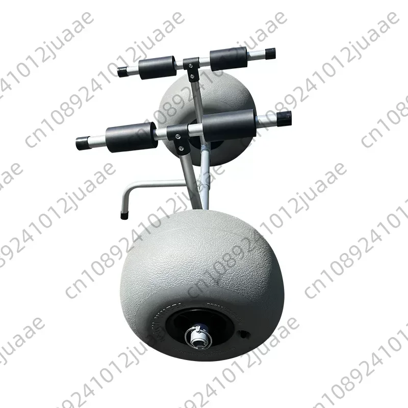 Width Adjustable Platform Kayak Cart with 12 Pneumatic Wheels Canoe Trailer