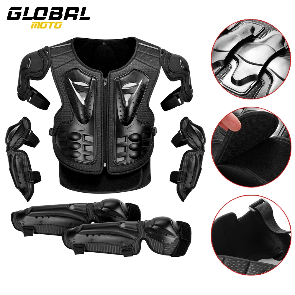 Motorcycle Body Armor Anti-Fall Wear-resistant Motocross Riding Armor Vest Protective Gear Motorbike Chest Back Protector