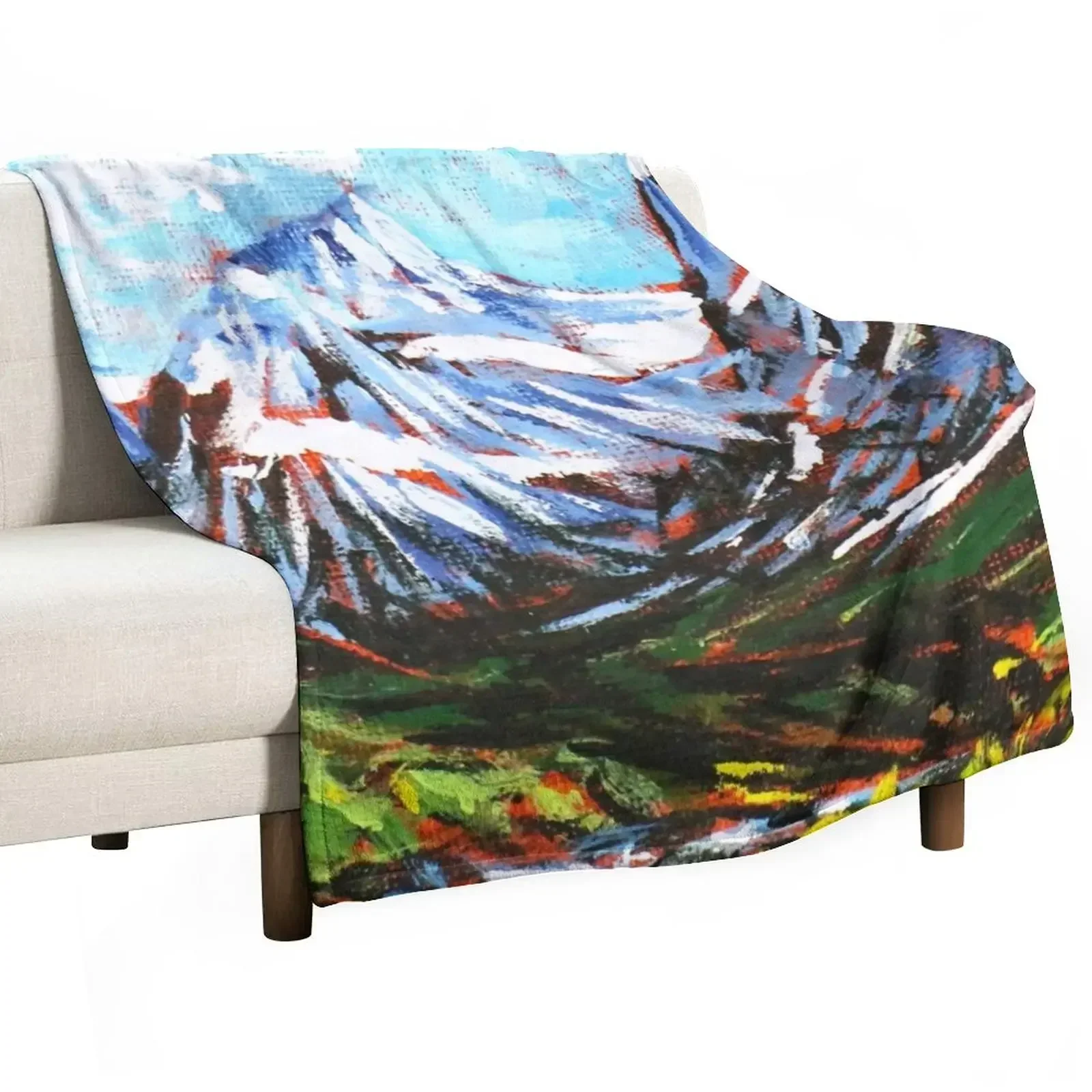 

New Zealand Mountain Art Design Throw Blanket Luxury St Decorative Sofas manga Hairy Blankets