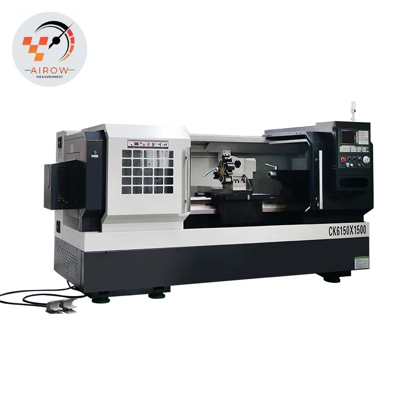 Torno CNC Multifunción de Trabajo Mediano Ariow CK6150x1500, Torno CNC Automático de Bancada Plana para Metal