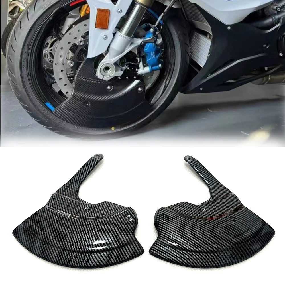 

For BMW S1000R S1000RR M1000R M1000RR S1000XR 2022 2023 2024 ABS Carbon Front Fender Wheel Cover Kit Motorcycle Accessories