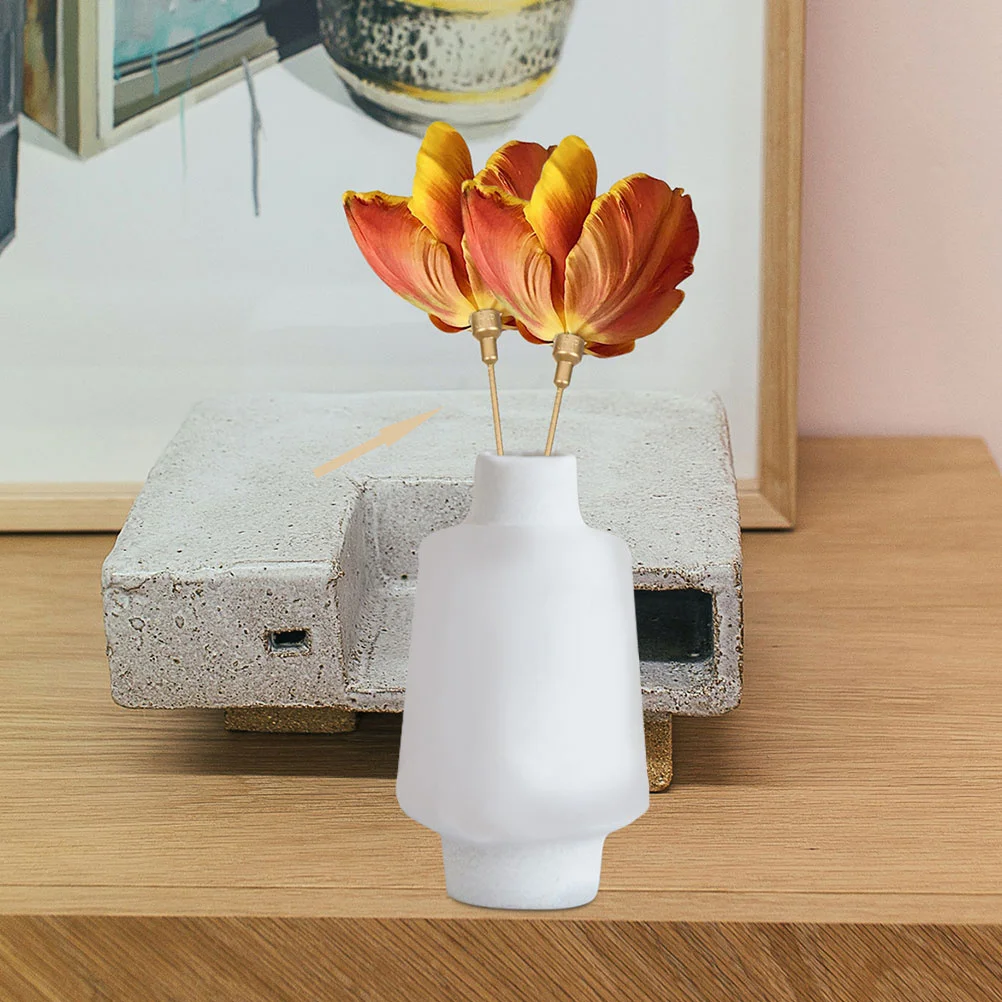 10 قطعة سيقان زهرة بلاستيكية قابل للتعديل أصحاب زهرة وهمية لزهرية ترتيب الأزهار لوازم تمديد ينبع Craft بها بنفسك الحرفية داخلي