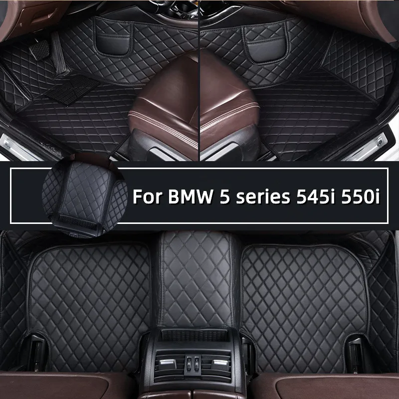 Car floor mats for BMW 5 series 545i 550i 2009 2010 Custom auto foot Pads automobile cover interior accessories