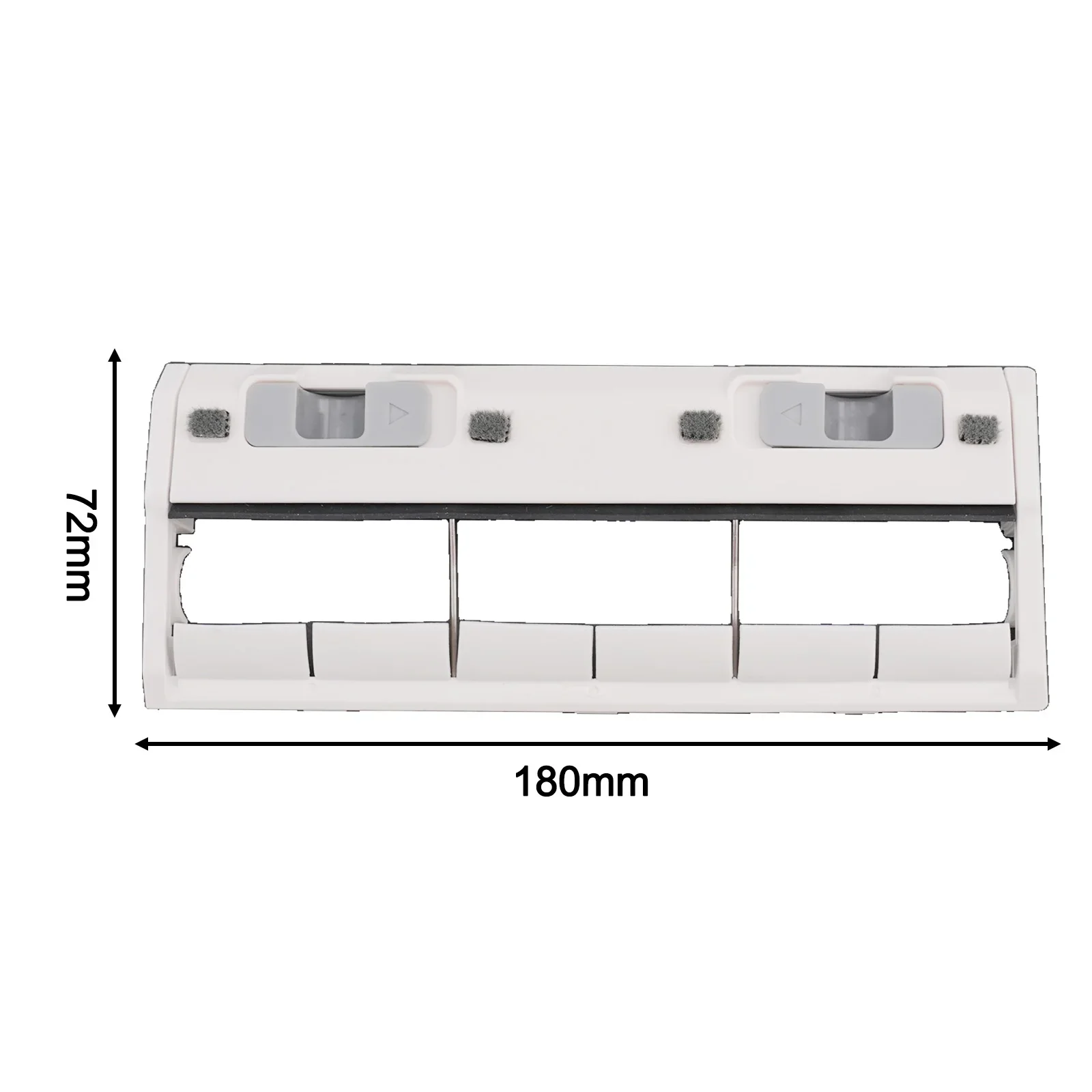 Parts Main Brush Cover Main Brush Cover Deformation-free Floor-clinging Plastic Material Reduce Damage For Ecovacs