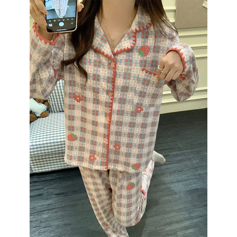 

Pajama Sets Matching For Couple Women Modal Colorful Rainbow Pattern Cool Breathable Soft Moisture Wicking Spring Summer Sleep