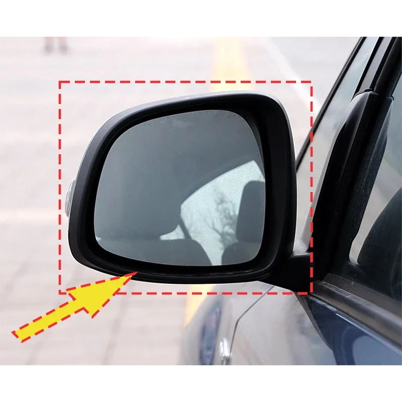 For Suzuki SX4 2009-2012 Left Right Side Mirror Frame Holder Auto Rear View Mirror Cover Glass Surround Trim Housing