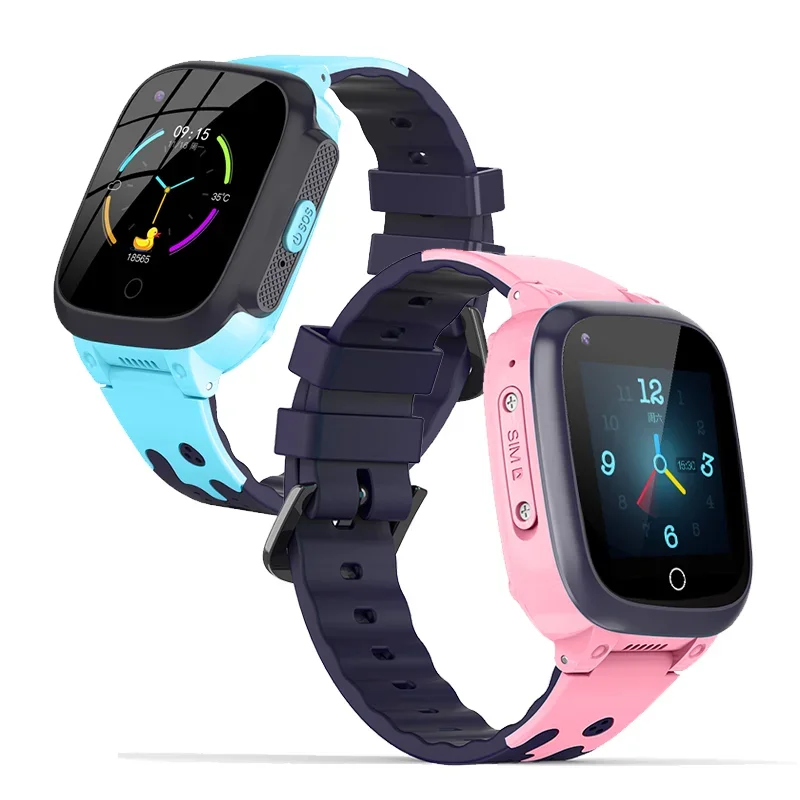 FOR LT25 2022 New Kids SmartWatch 1.3 Inch Screen Android SOS 4G Waterproof With Camera IP65  LBS GPS  WIFI Children Wrist Watch