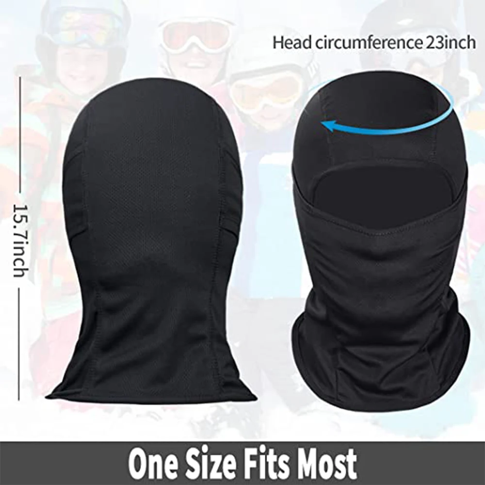 Mesh Neck Balaclava Face Mask UV Protection Ice Silk for Men Women Sun Hood Cycling Scarf Climing Running Hats Caps Helmet Liner