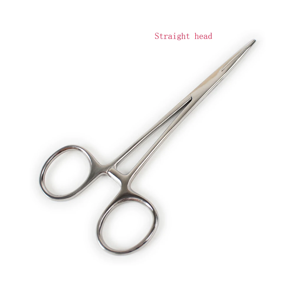 Medical stainless steel straight/curved, pet hemostatic forceps, dog ear hair removal forceps, cat beauty cleaning tool